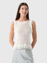 Paris Georgia Women's Fringe Top - Saint Bernard