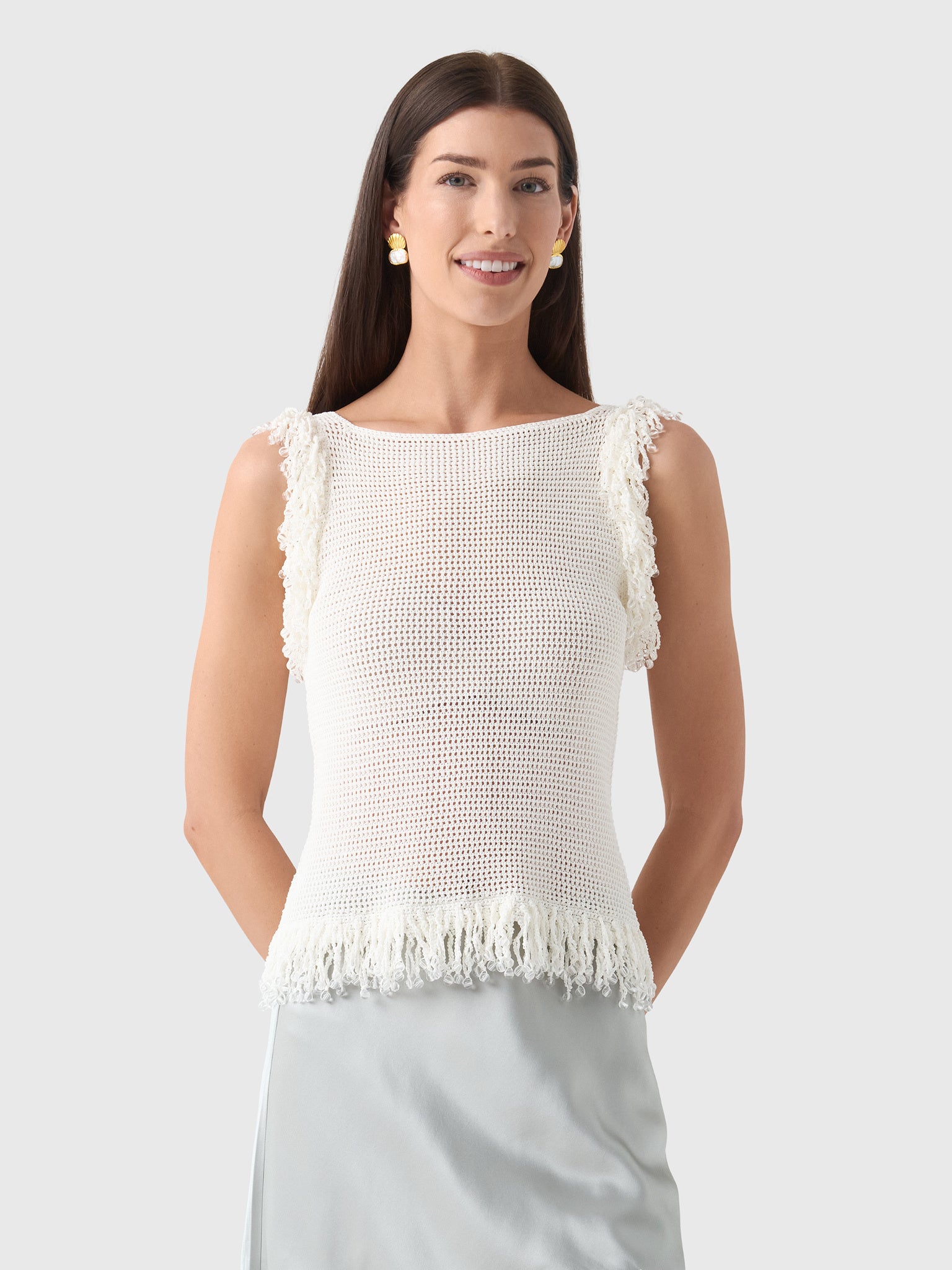 Paris Georgia Women's Fringe Top - Saint Bernard