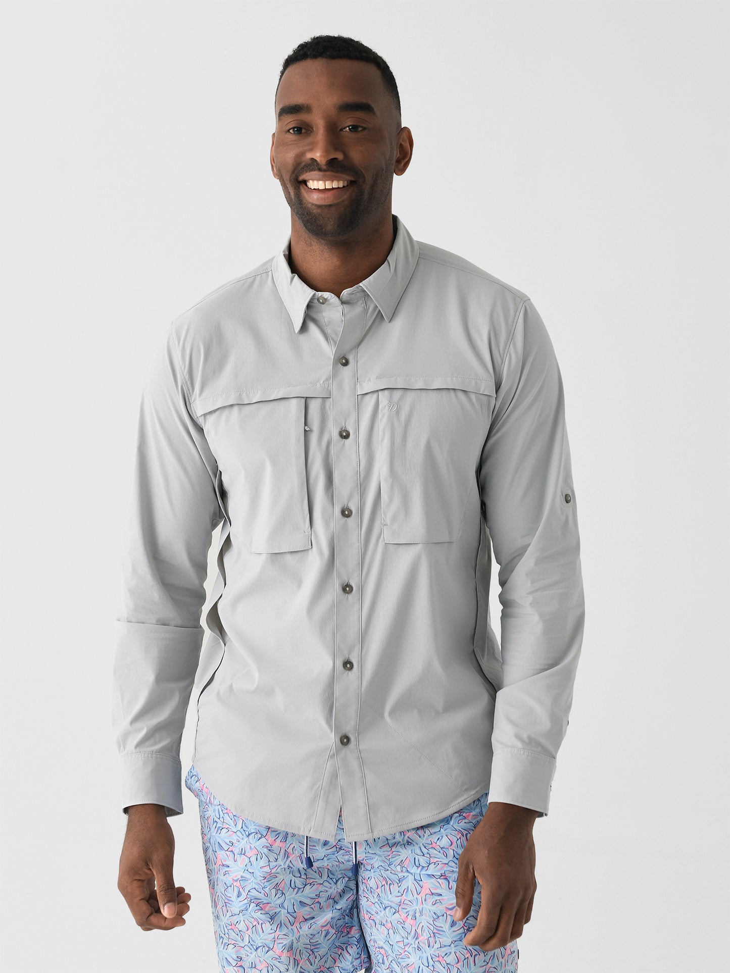 Duck Camp Men's Long Sleeve Lightweight Fishing Shirt - Saint Bernard