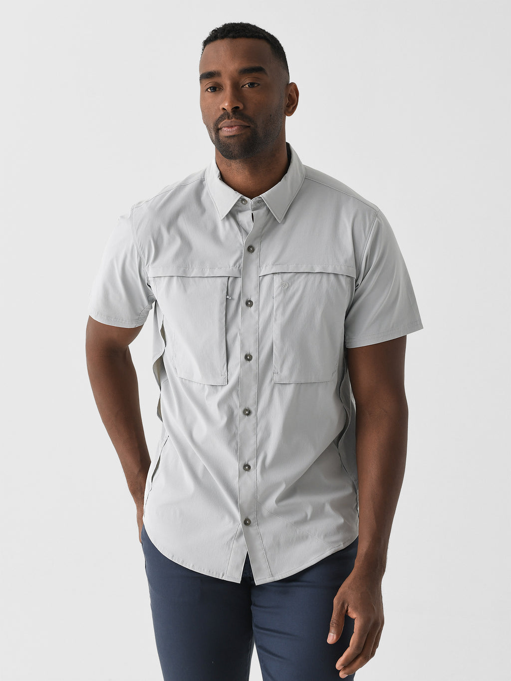 Duck Camp Men's Short Sleeve Lightweight Fishing Shirt - Saint Bernard