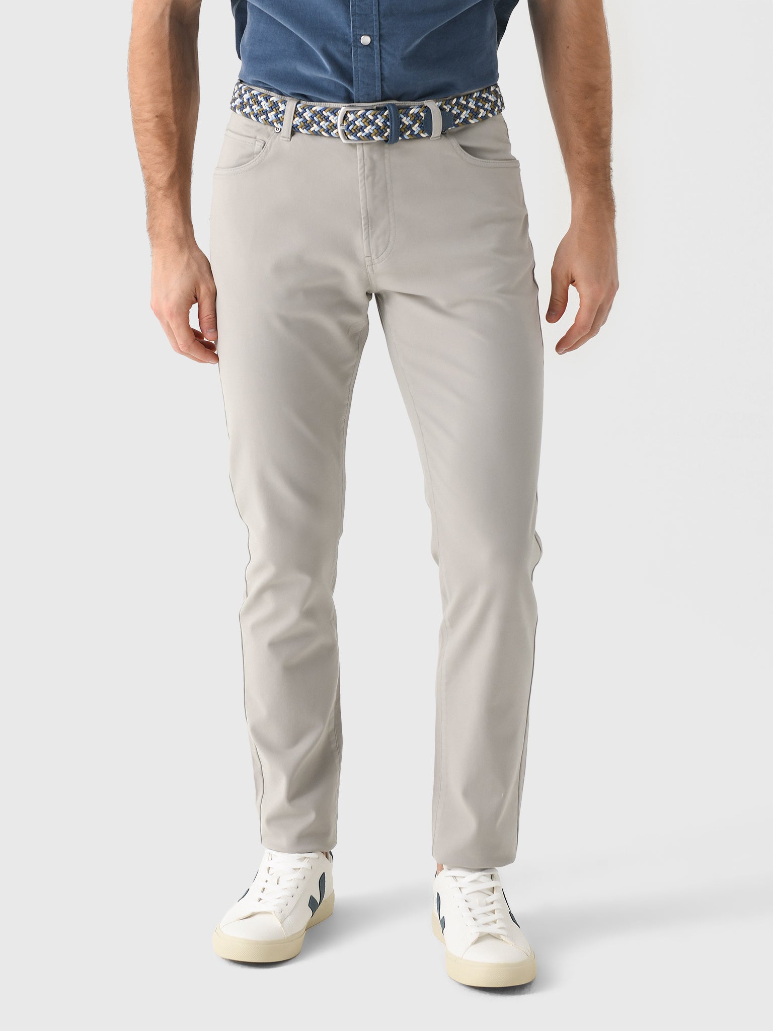 RYE51 Men's Flex Terry Comfort Stretch 5-Pocket Pant - Saint Bernard