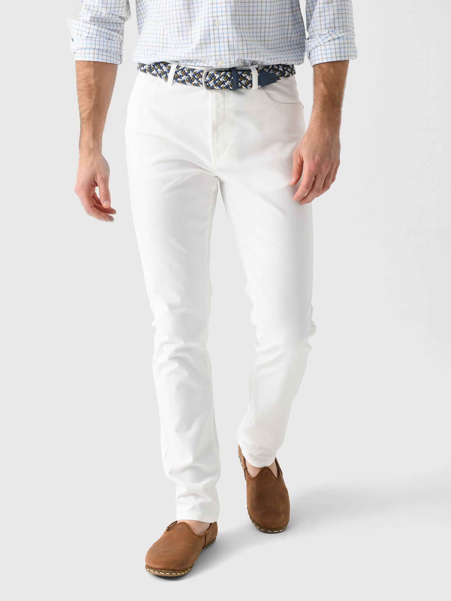 RYE51 Men's Flex Terry Comfort Stretch 5-Pocket Pant - Saint Bernard