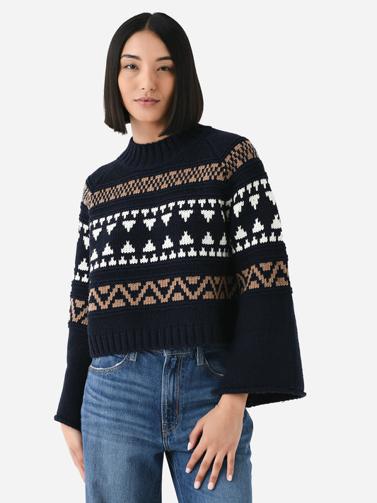 Never A Wallflower Women's Fair Isle Sweater