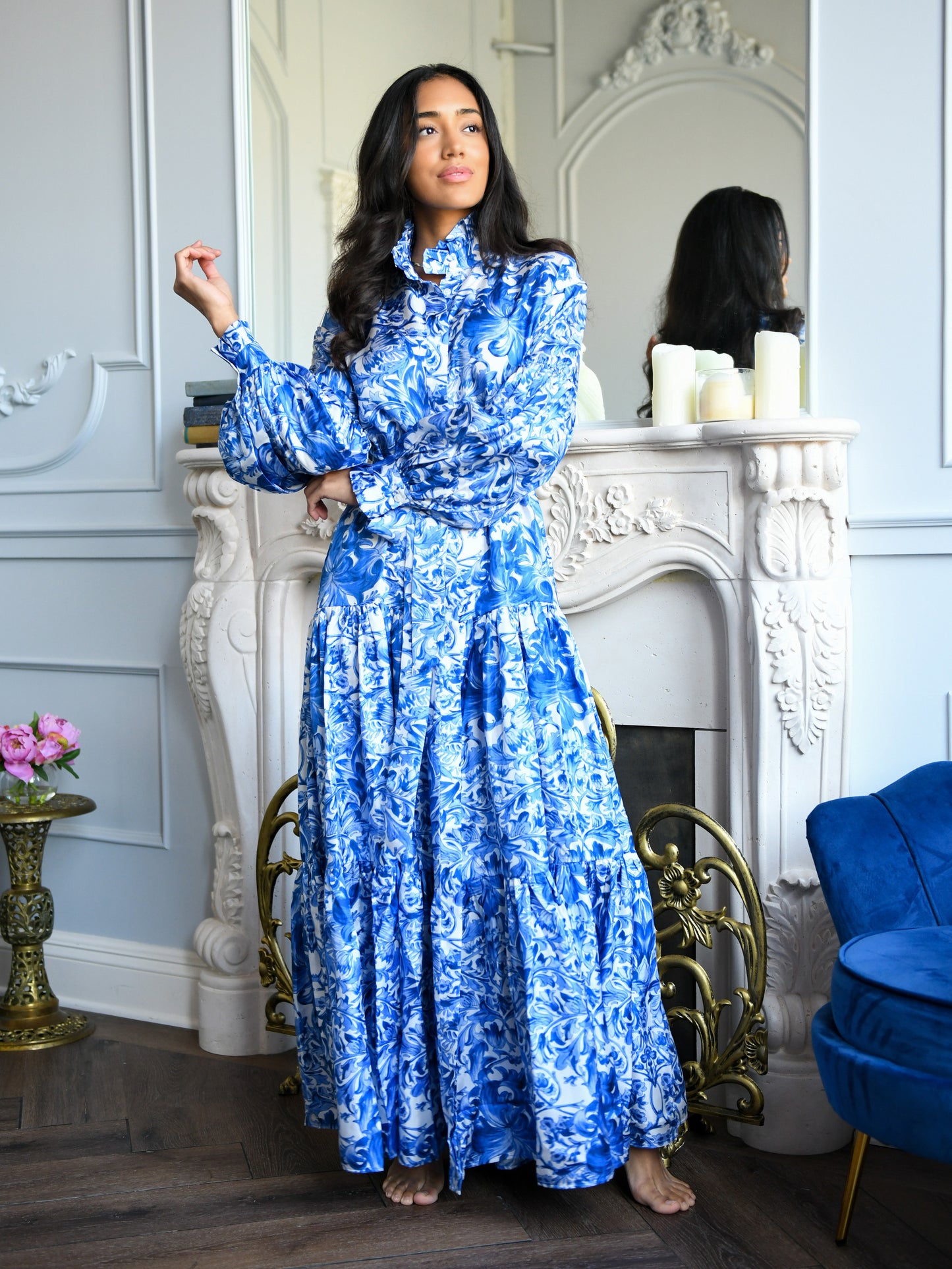 Evi Grintela Women's Floral Print Silk Dress