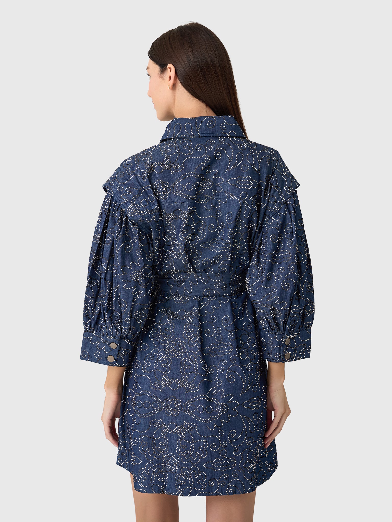 Never A Wallflower Women's Denim Dress