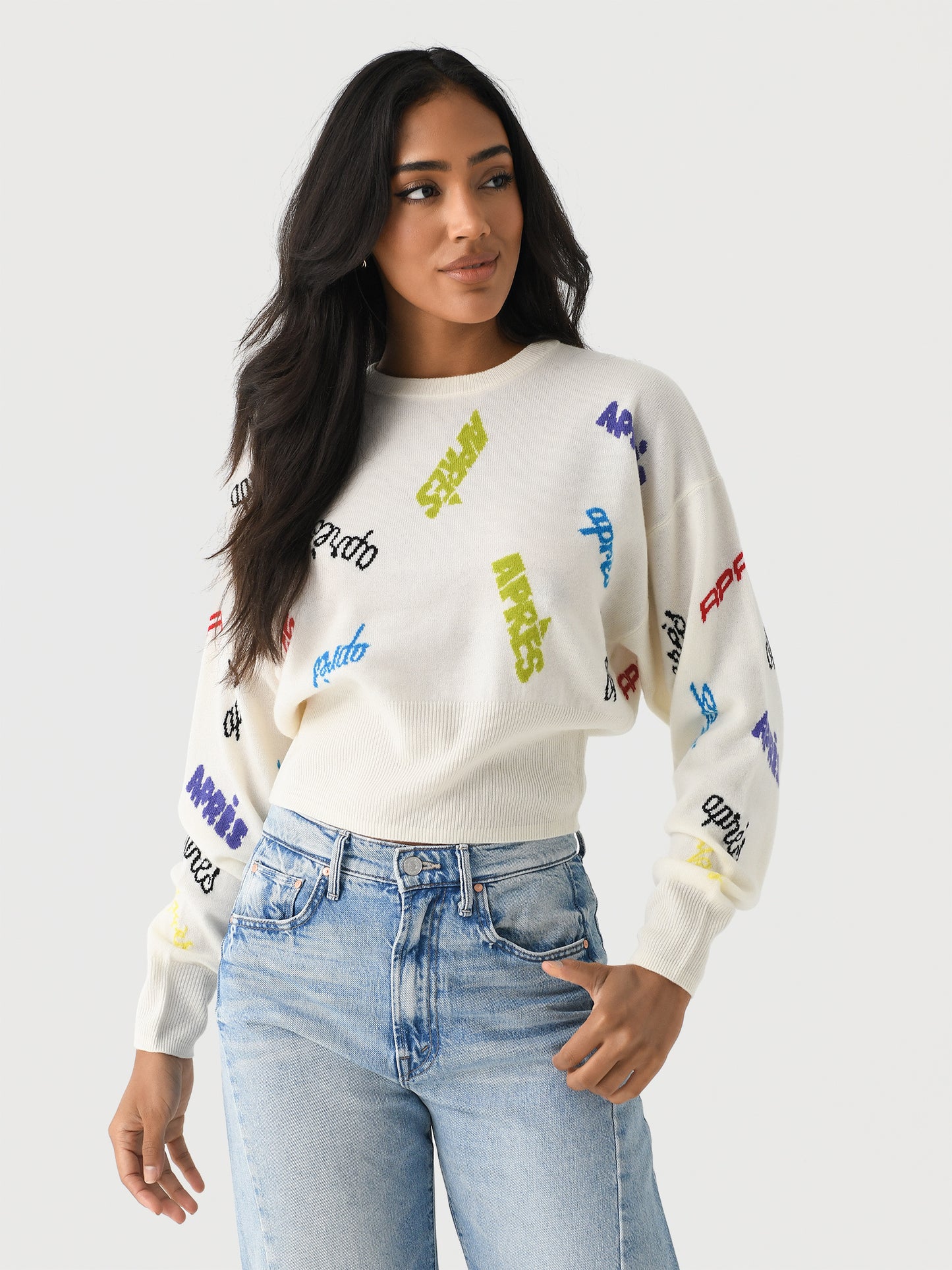 Never A Wallflower Women's Après Crew Neck Sweater - Saint Bernard