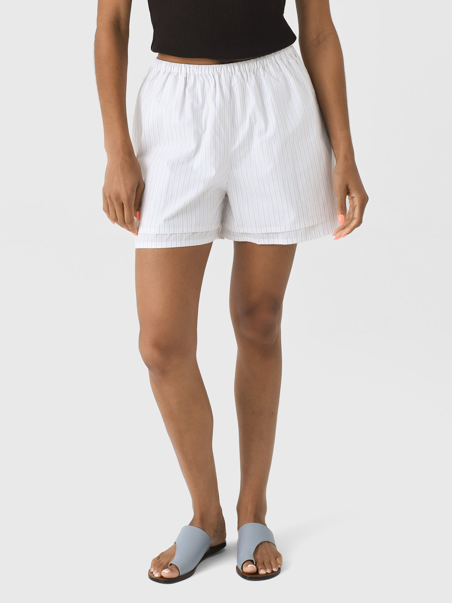 Deiji Studios Women's Layered Short - Saint Bernard