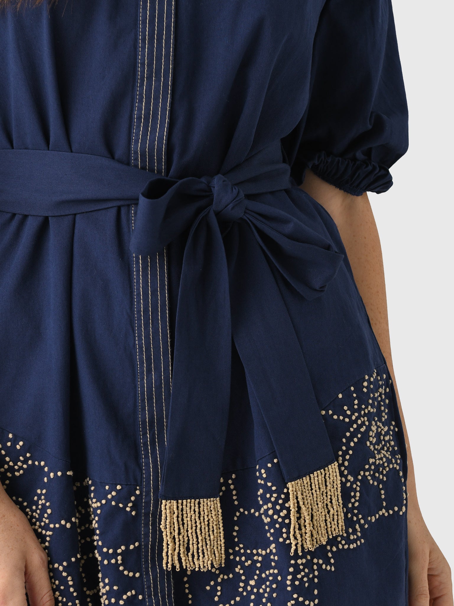 Never A Wallflower Women's French Knot Short Dress - Saint Bernard