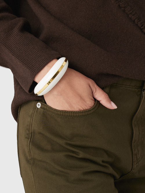 Lizzie Fortunato Halo Cuff Bracelet - Saint Bernard