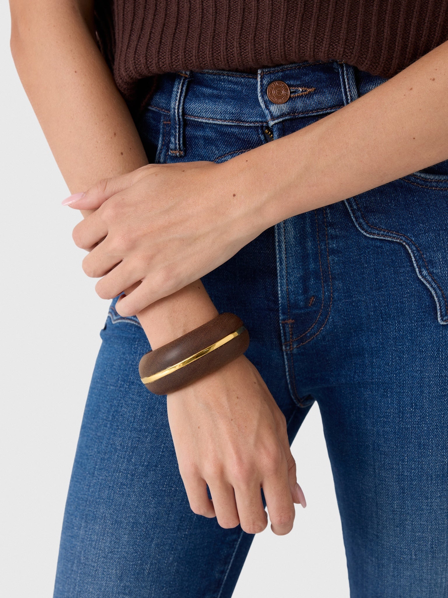 Lizzie Fortunato Halo Cuff Bracelet - Saint Bernard