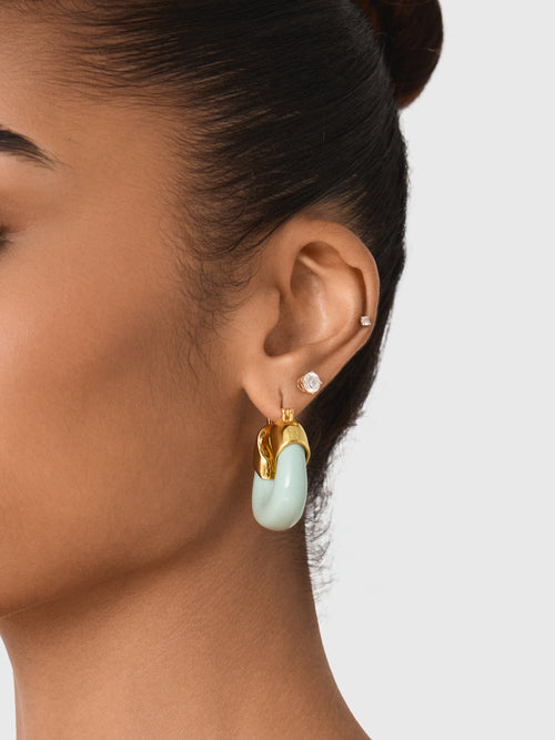 Lizzie Fortunato Organic Hoop Earrings