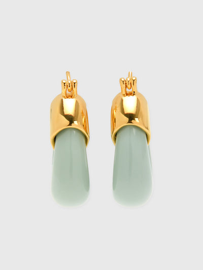 Lizzie Fortunato Mini Organic Hoop Earrings - Saint Bernard