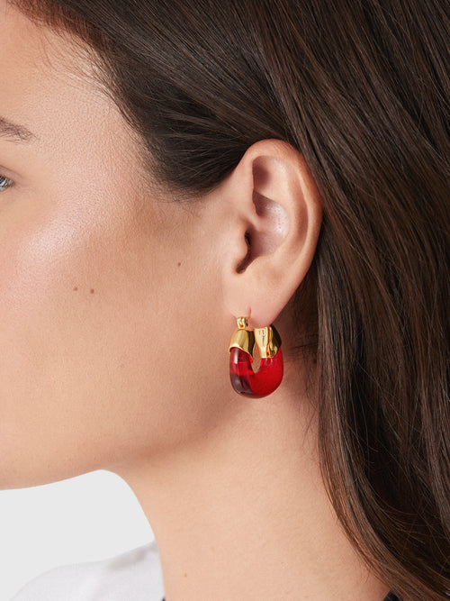 Lizzie Fortunato Mini Organic Hoop Earrings - Saint Bernard