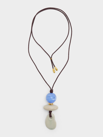 Lizzie Fortunato Museo Cord II Necklace - Saint Bernard