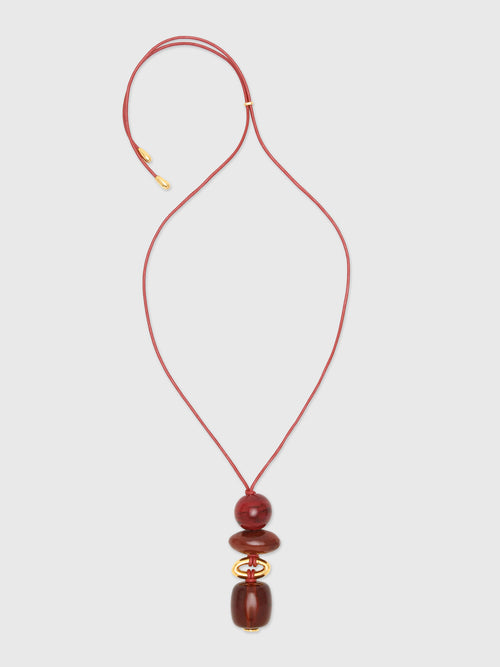 Lizzie Fortunato Museo Cord II Necklace - Saint Bernard
