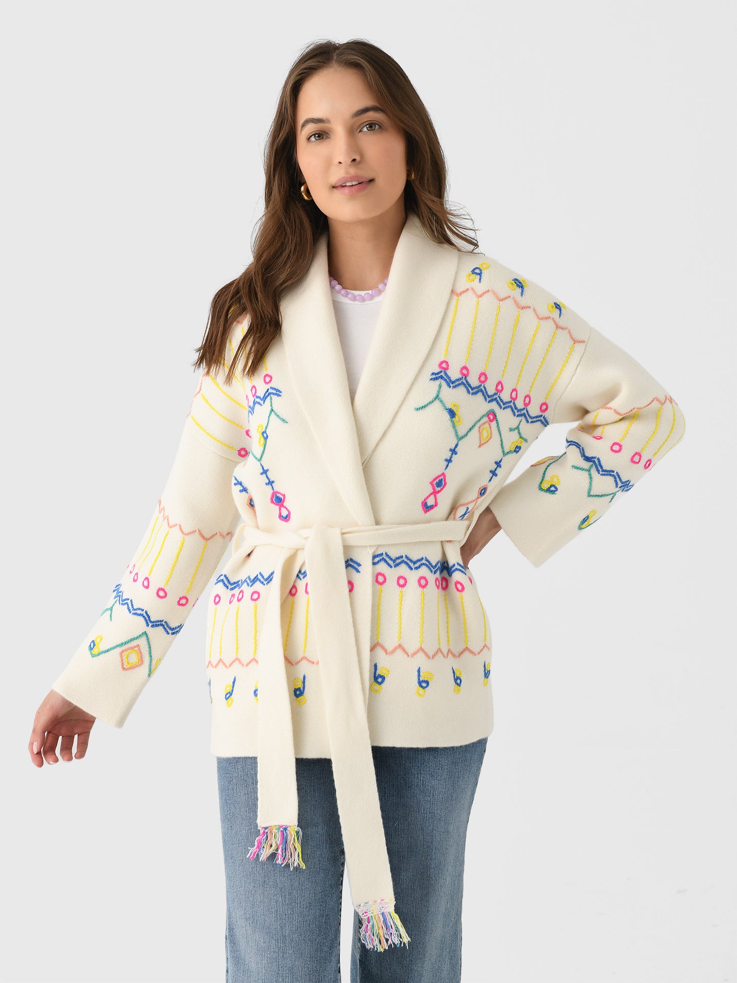 Kujten Women's Mazigh Cardigan - Saint Bernard