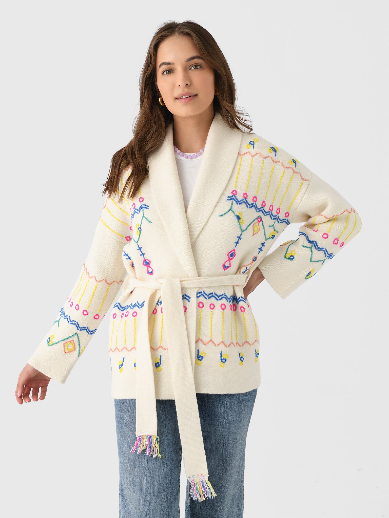 Kujten Women's Mazigh Cardigan - Saint Bernard