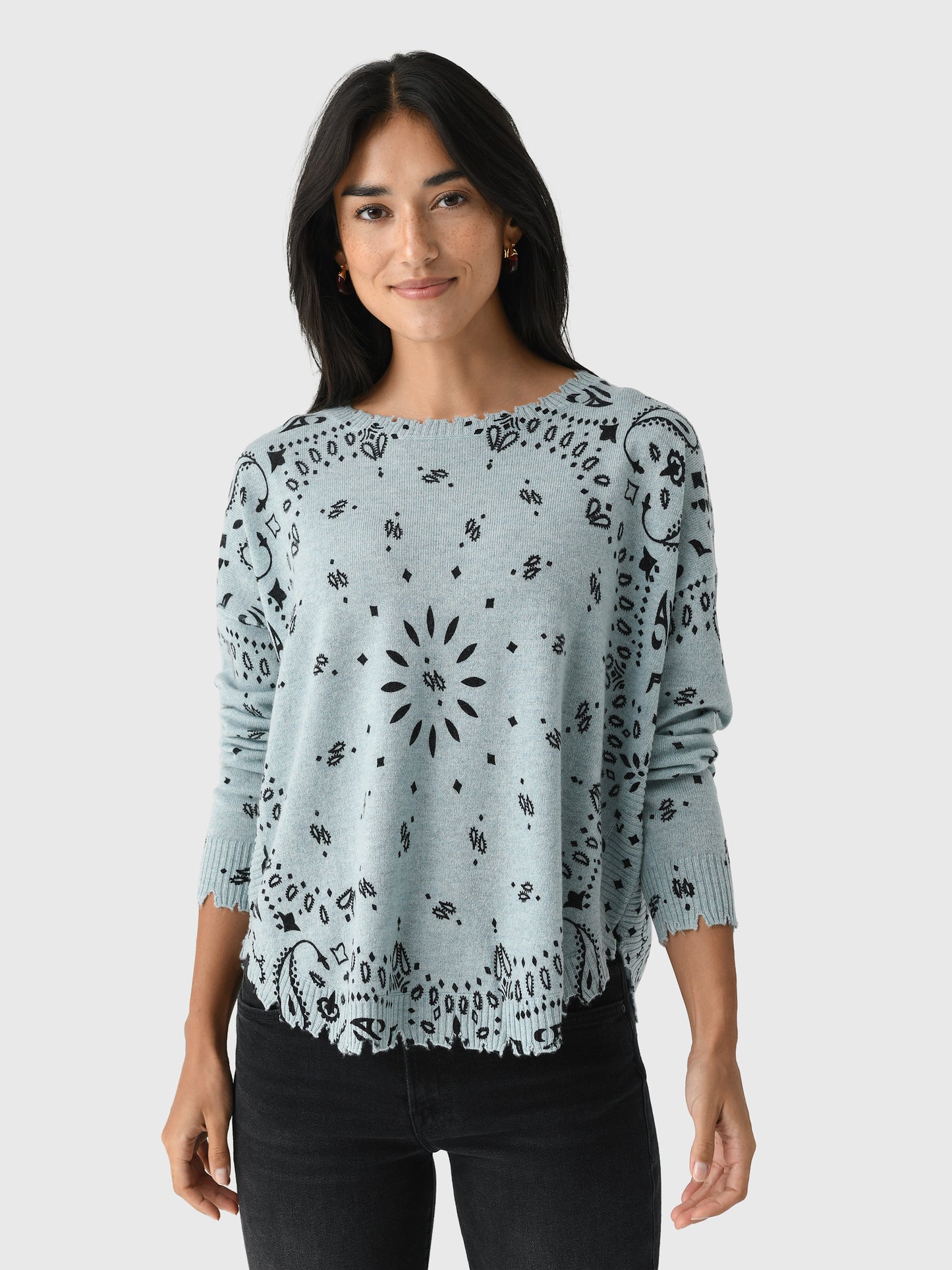 Kujten Women's Mela Bandana Sweater - Saint Bernard