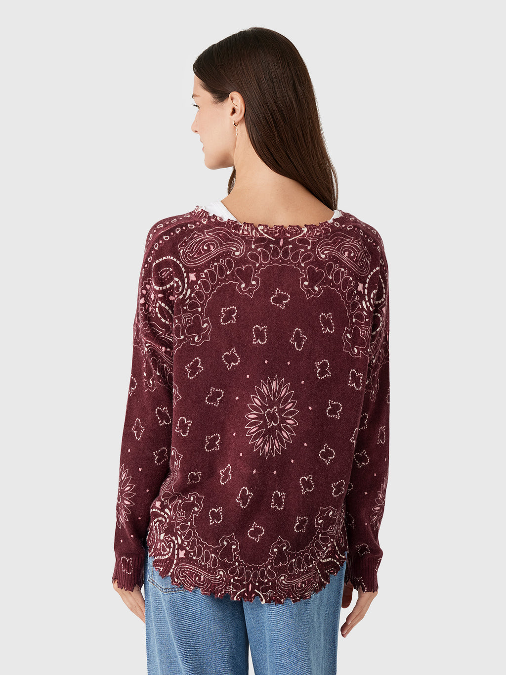 Kujten Women's Mela Bandana Sweater - Saint Bernard