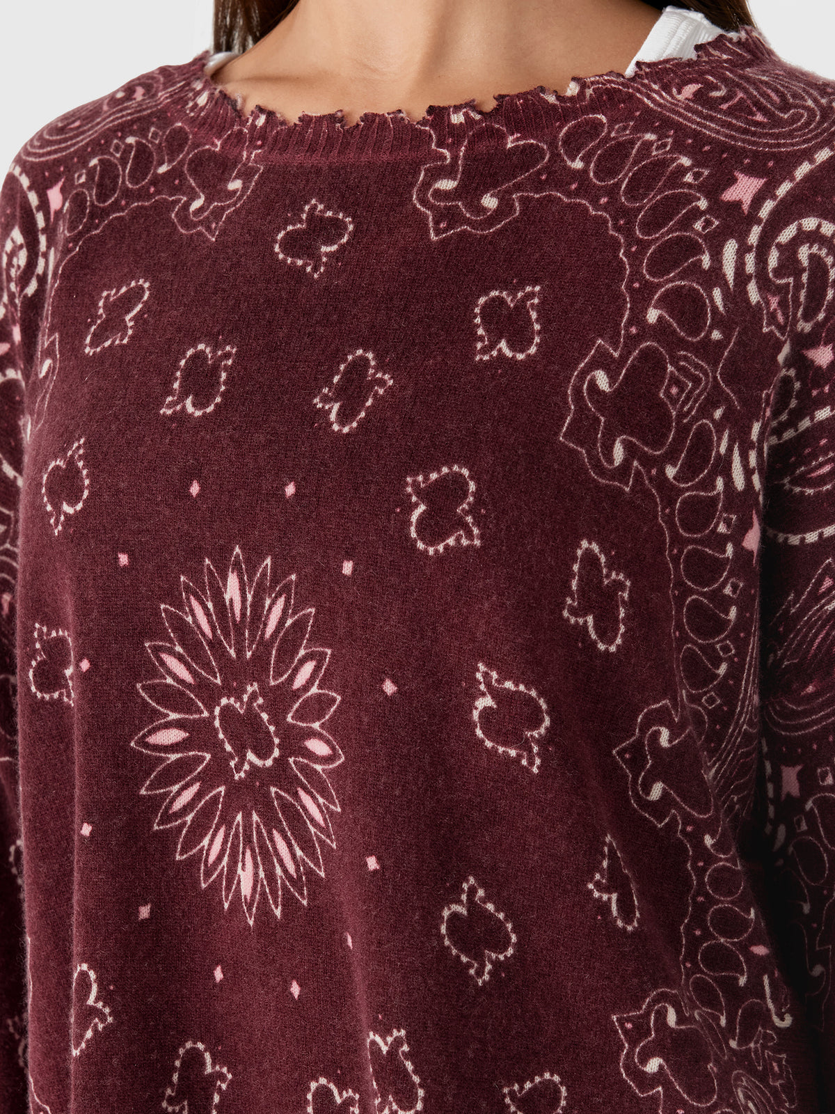 Kujten Women's Mela Bandana Sweater - Saint Bernard