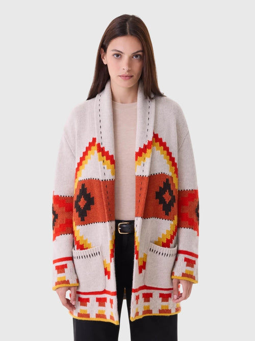 Kujten Women's Cody Ancestral Cardigan - Saint Bernard