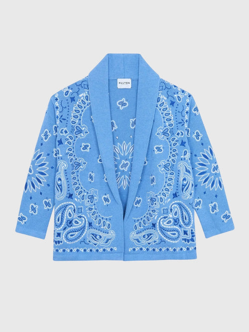 Kujten Women's Cody Bandana Bico Cardigan - Saint Bernard