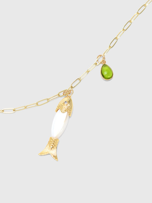 Knotty Bling Fisher Necklace