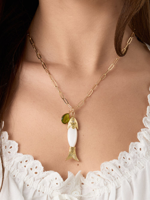 Knotty Bling Fisher Necklace
