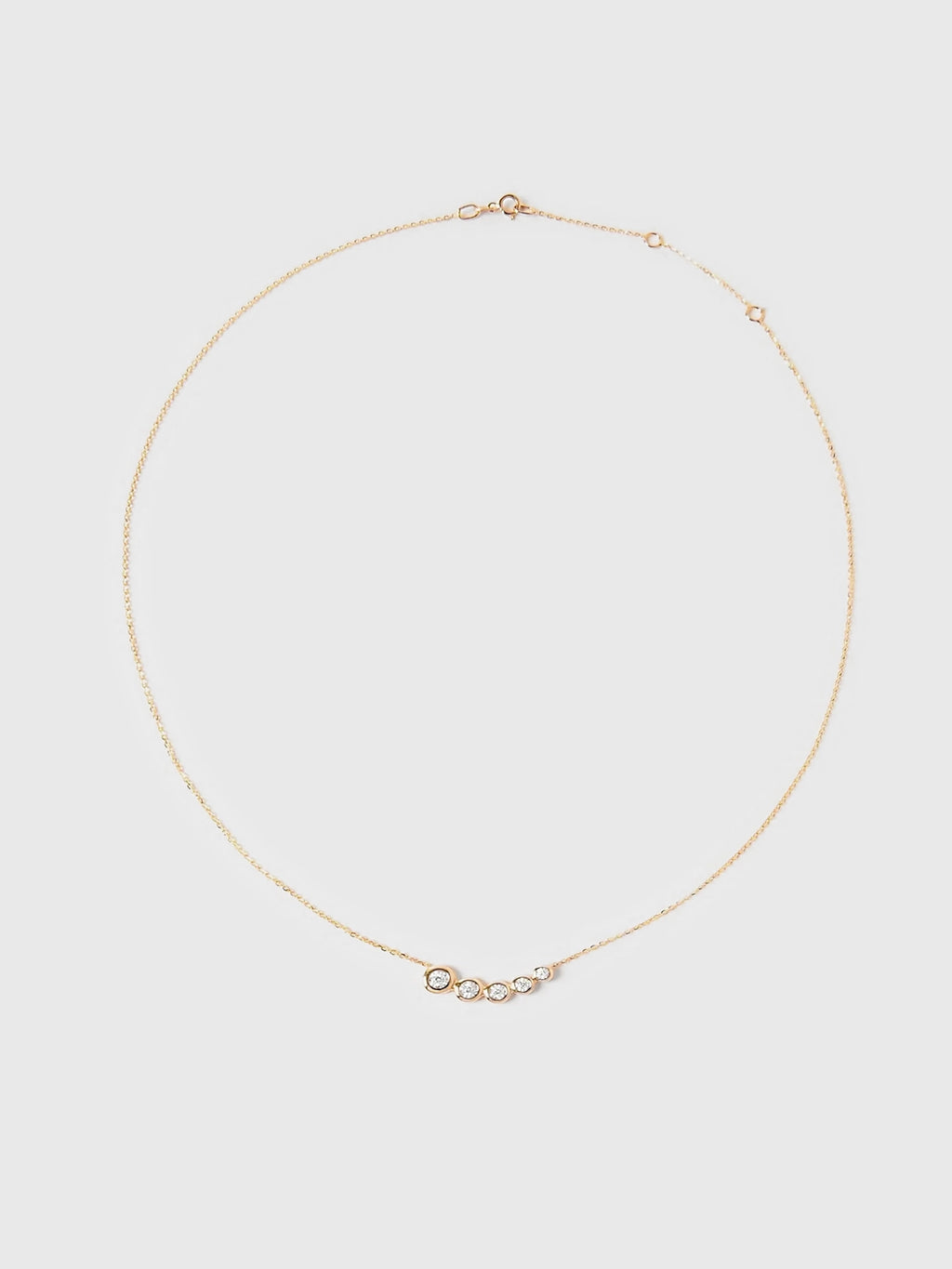 Five Diamond Comet NecklacexGOLD-alt1