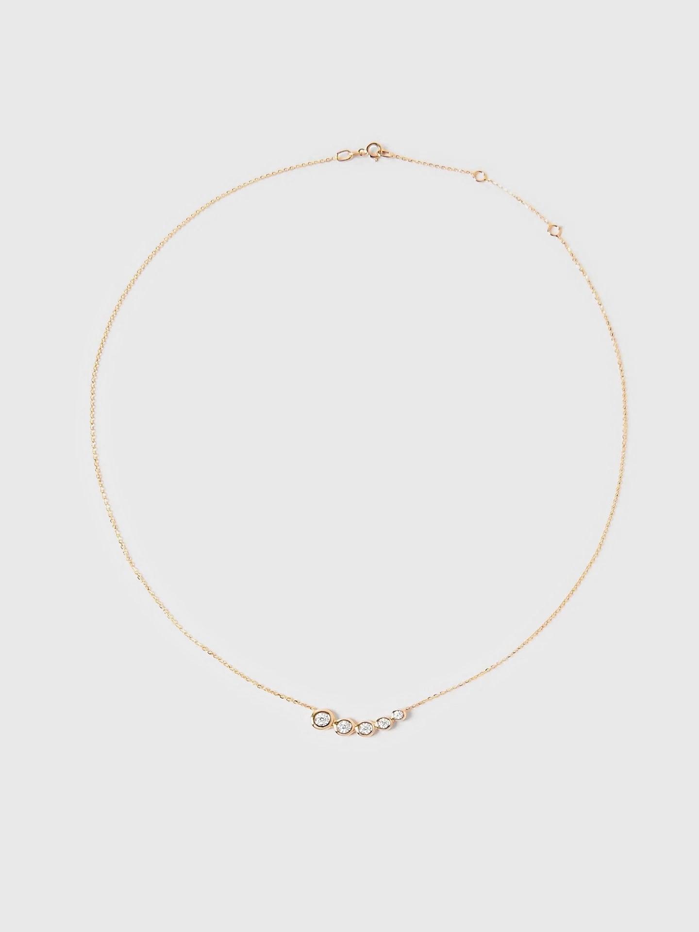 Five Diamond Comet NecklacexGOLD-alt1