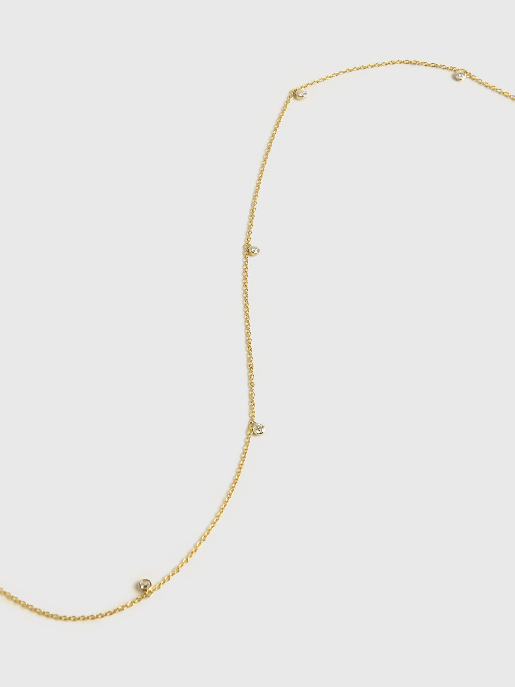 Five Diamond Confetti NecklacexGOLD-alt1