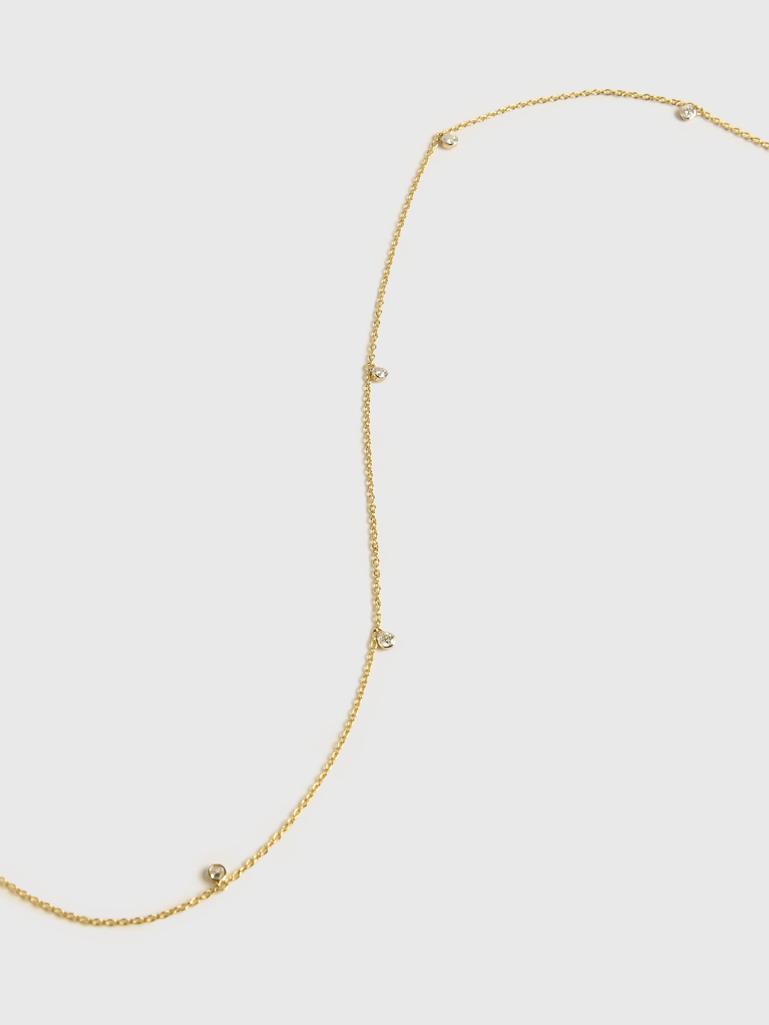 Five Diamond Confetti NecklacexGOLD-alt1