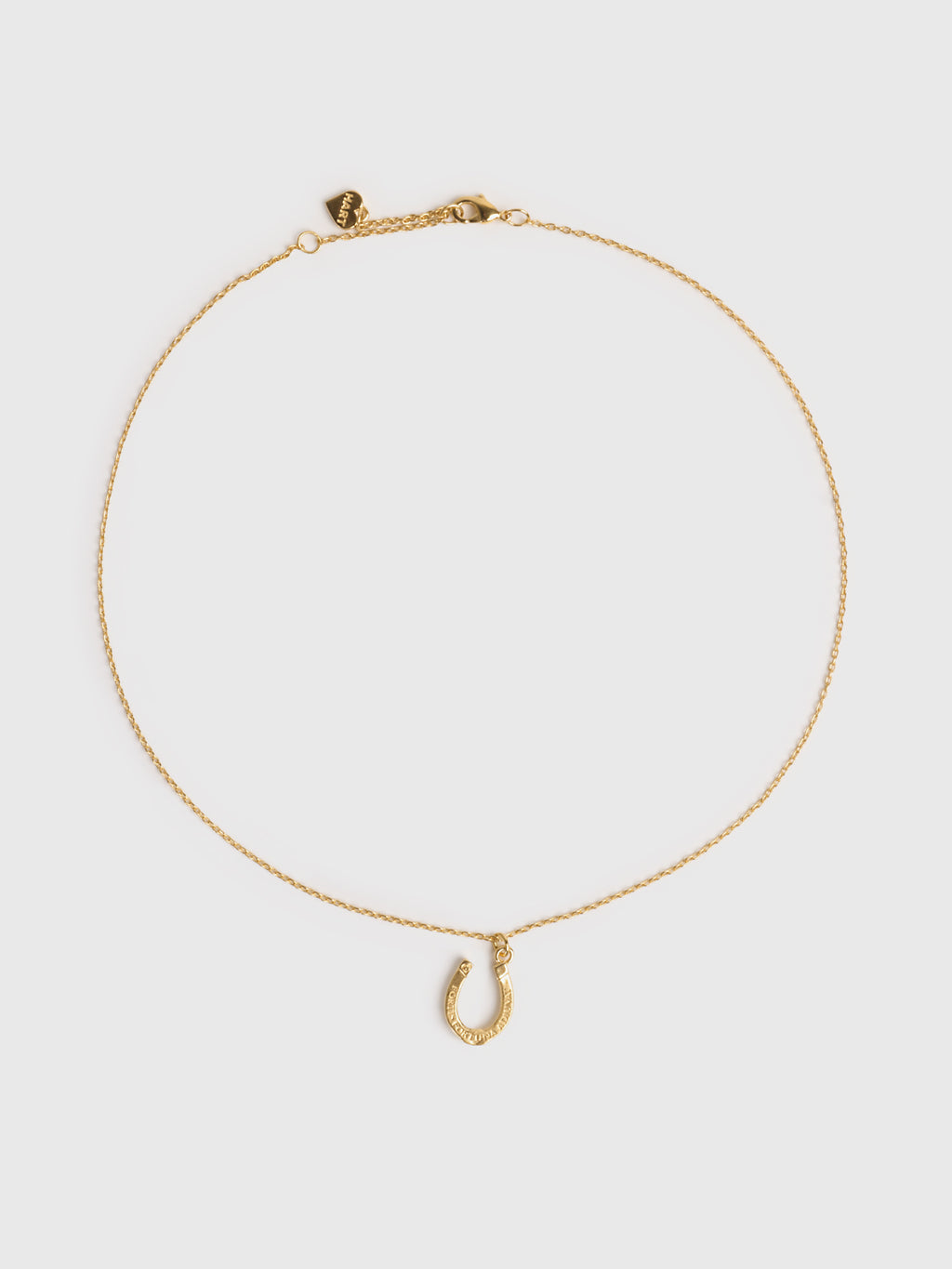 Hart The Fortuna Horseshoe Dainty Necklace - Saint Bernard