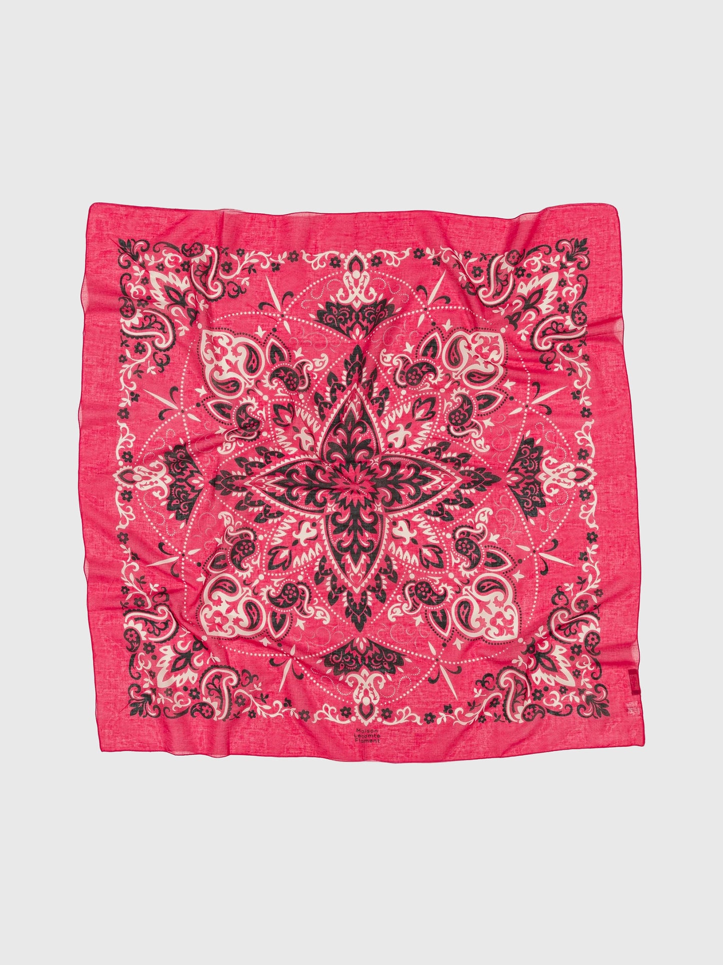 Maison Lecomte Flament Women's Cotton Bandana Scarf - Saint Bernard