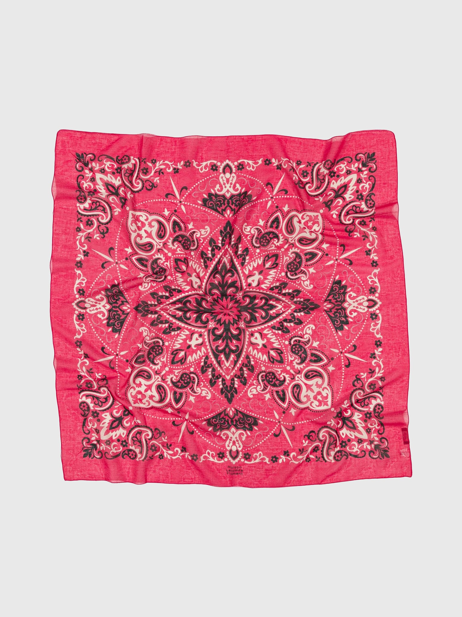 Maison Lecomte Flament Women's Cotton Bandana Scarf - Saint Bernard