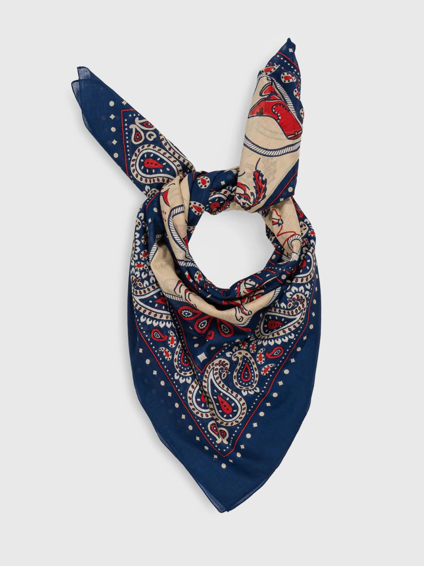 Foulard bandana cotonxNAVY-alt2