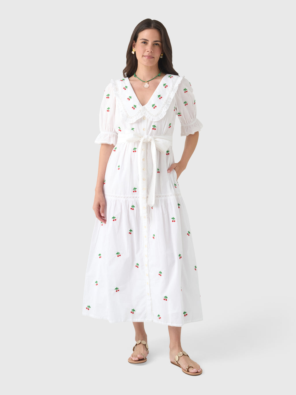 Pink City Prints Women's Francis Dress - Saint Bernard