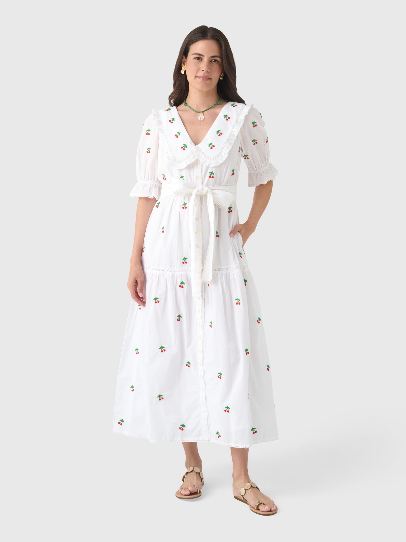 Pink City Prints Women's Francis Dress - Saint Bernard