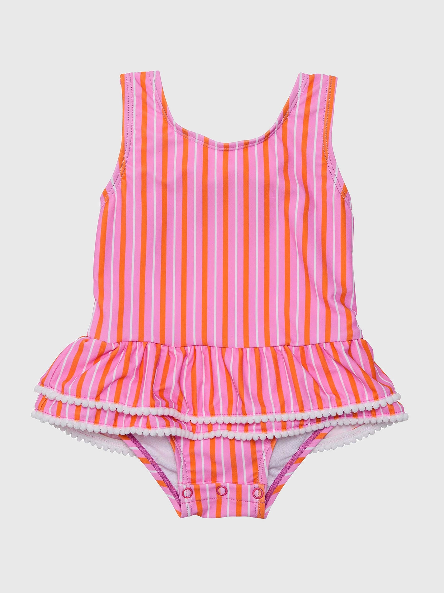 SNAPPERROCK Girls Berry Sweet One Shoulder One-Piece Swimsuit