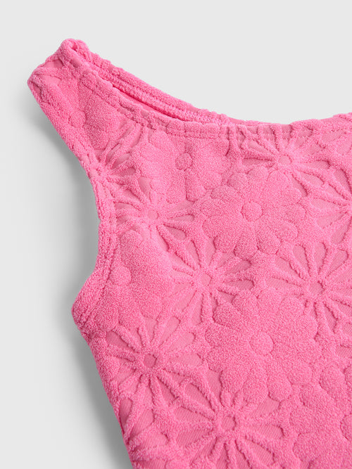 Snapper Rock Girls' One Shoulder One-Piece Swimsuit