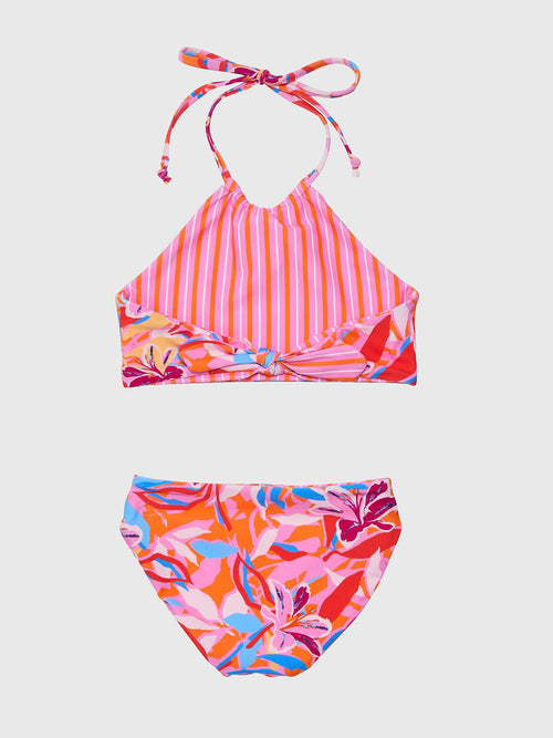 Snapper Rock Girls' Reversible Halter Bikini Set