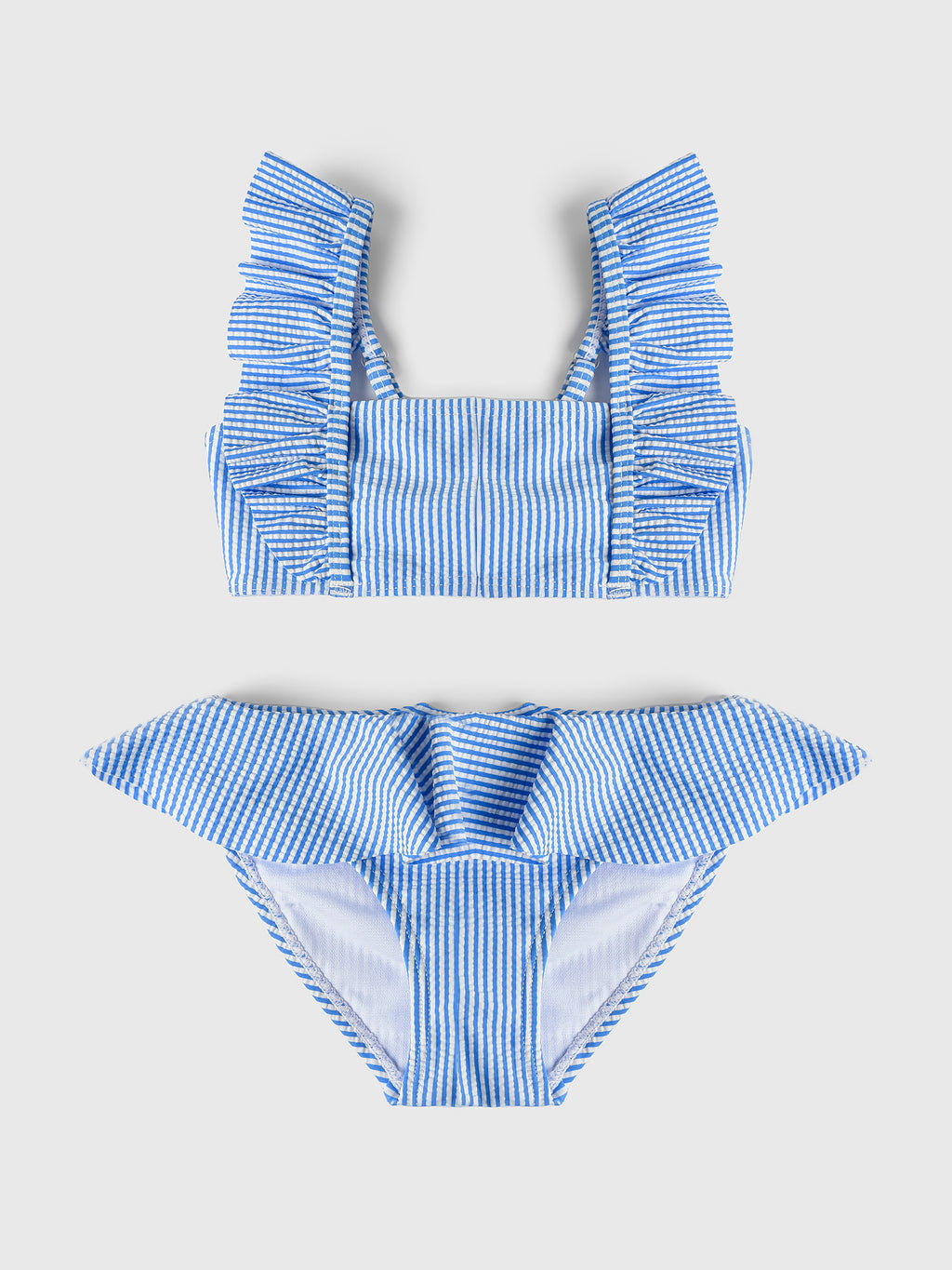 Snapper Rock Girls' Frilled Bikini Set - Saint Bernard
