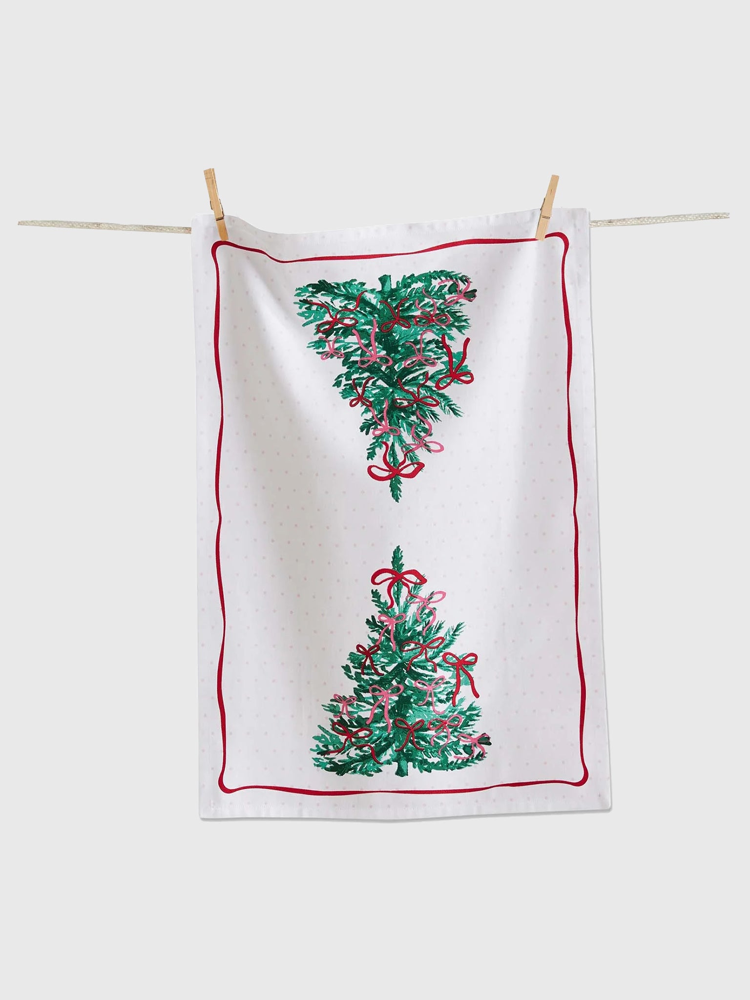 TAG Very Merry Dishtowel - Saint Bernard