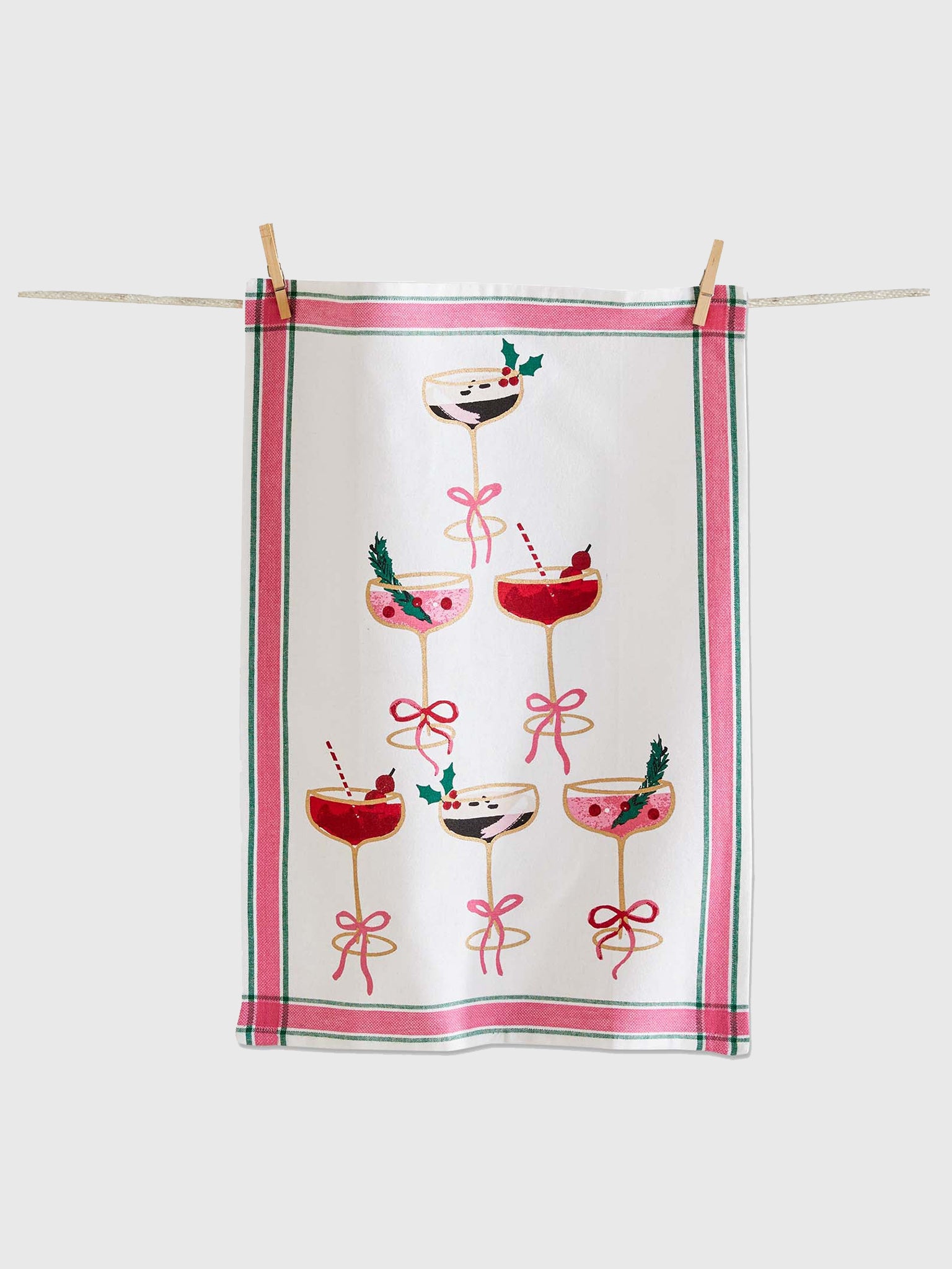 TAG Cocktail Tower Dishtowel