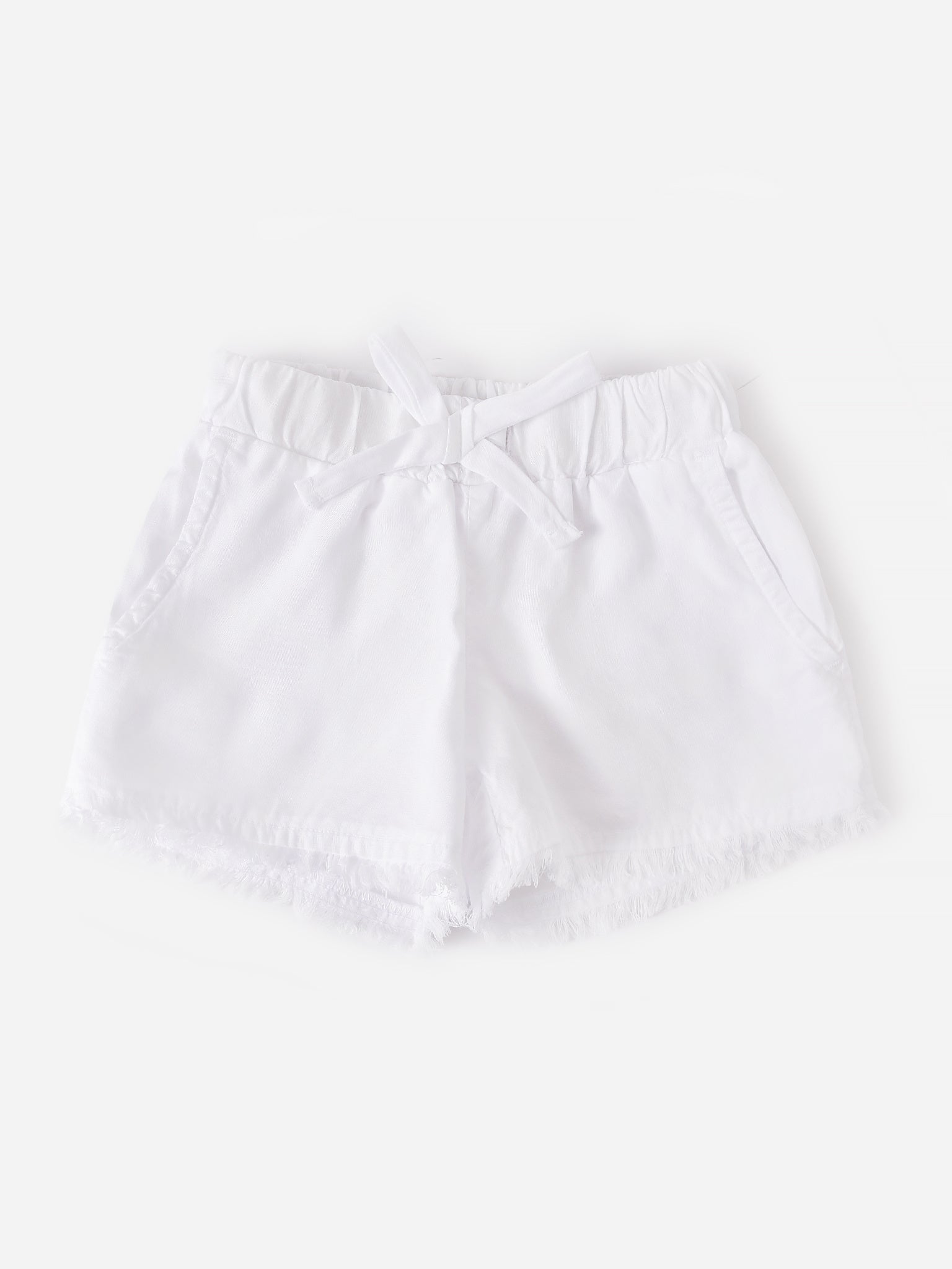 Bella Dahl Girls' Fray Beach Short - Saint Bernard