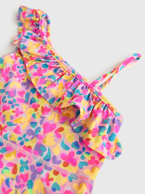 Rufflebutts Girls' Tennis Dress + Bike Short Set