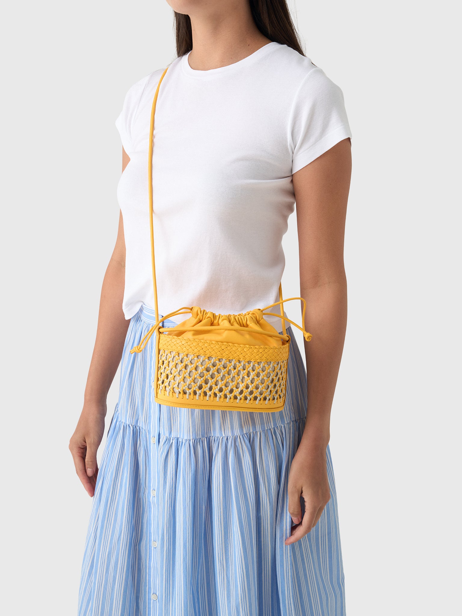Hereu Gaia Bucket Crossbody Bag - Saint Bernard