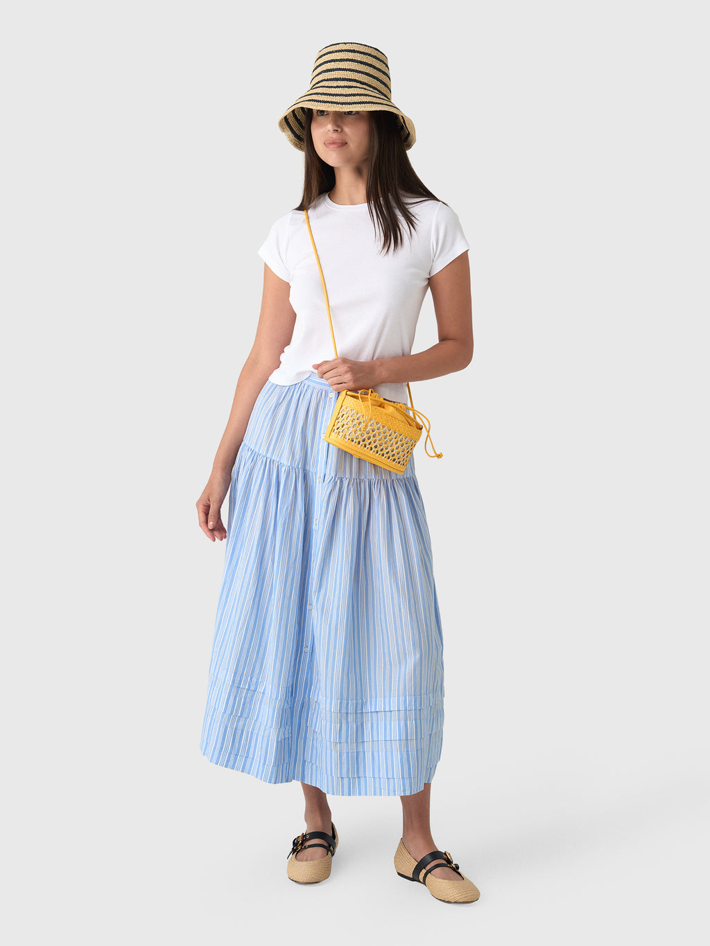 Hereu Gaia Bucket Crossbody Bag - Saint Bernard