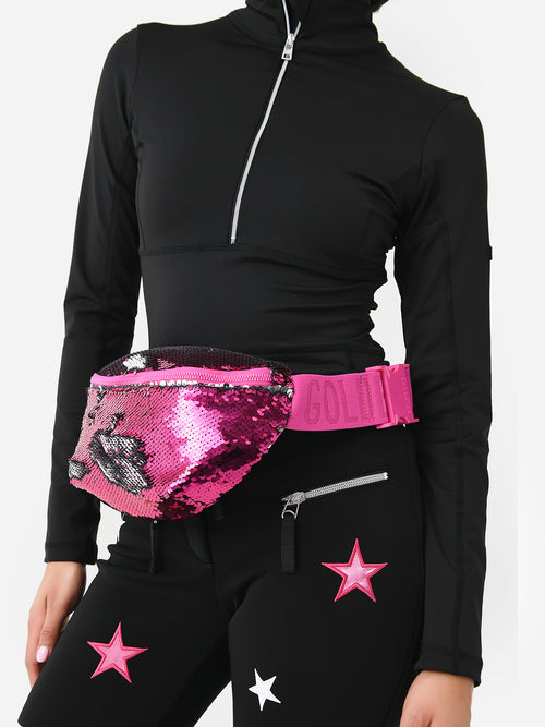 Goldbergh Glitter Fanny Bag