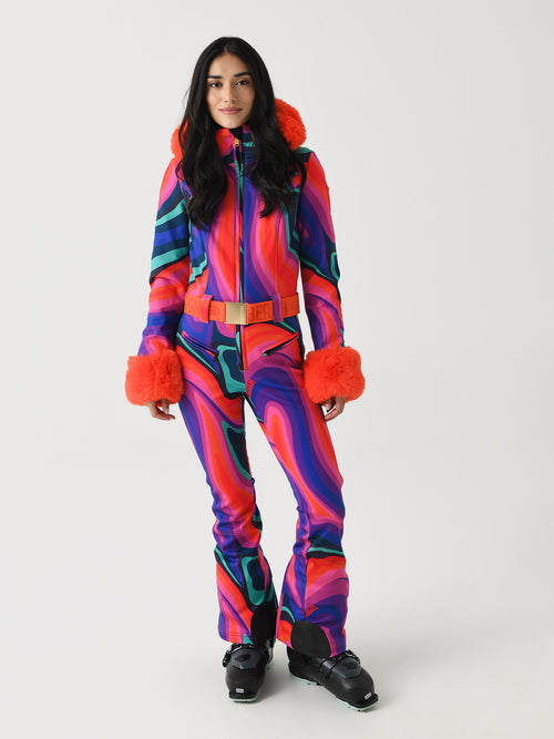 Goldbergh Women's La Fête Faux Border Ski Suit